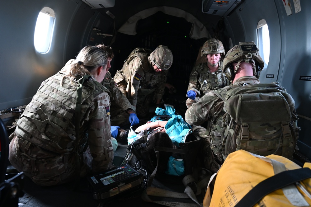 Mobility Serpent: Team Mildenhall conducts contingency medical field care training with British Army medics