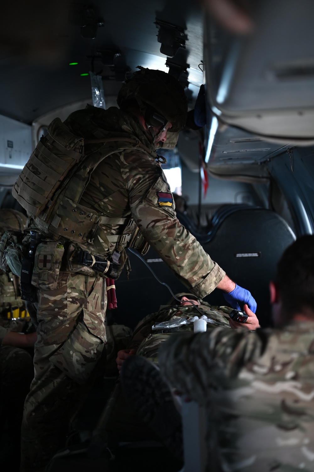 Mobility Serpent: Team Mildenhall conducts contingency medical field care training with British Army medics