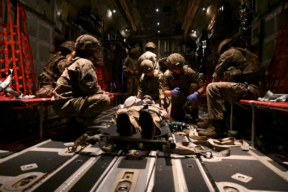 Mobility Serpent: Team Mildenhall conducts contingency medical field care training with British Army medics