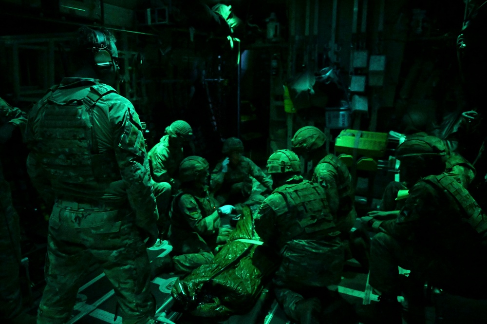 Mobility Serpent: Team Mildenhall conducts contingency medical field care training with British Army medics