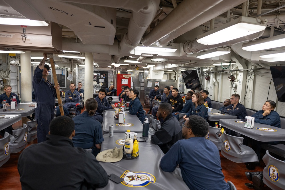 Damage Control Training Aboard USS Curtis Wilbur (DDG 54)