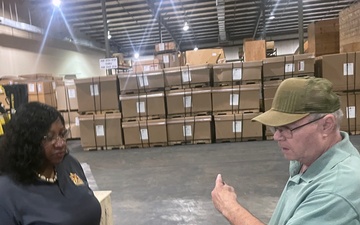 Danielle Devin visits more NAVSUP FLC Jacksonville sites