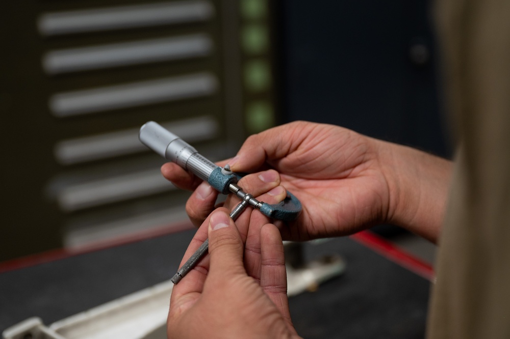 Forging the Fight: 378th EMXS fabrication flight maintains laser-focused precision