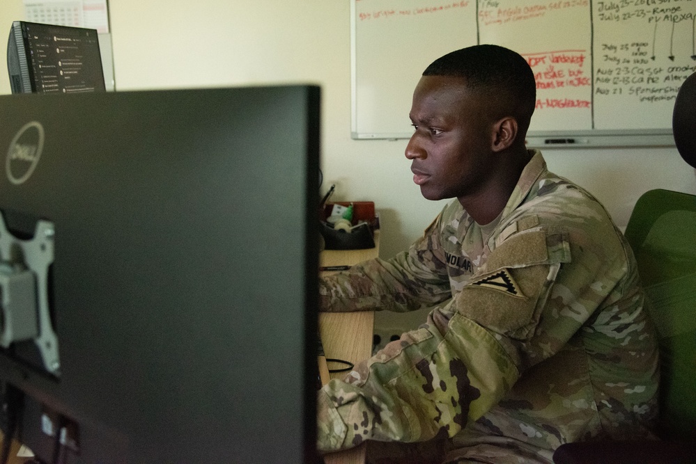 Soldier of 7ATC - SGT Muday Omilafe