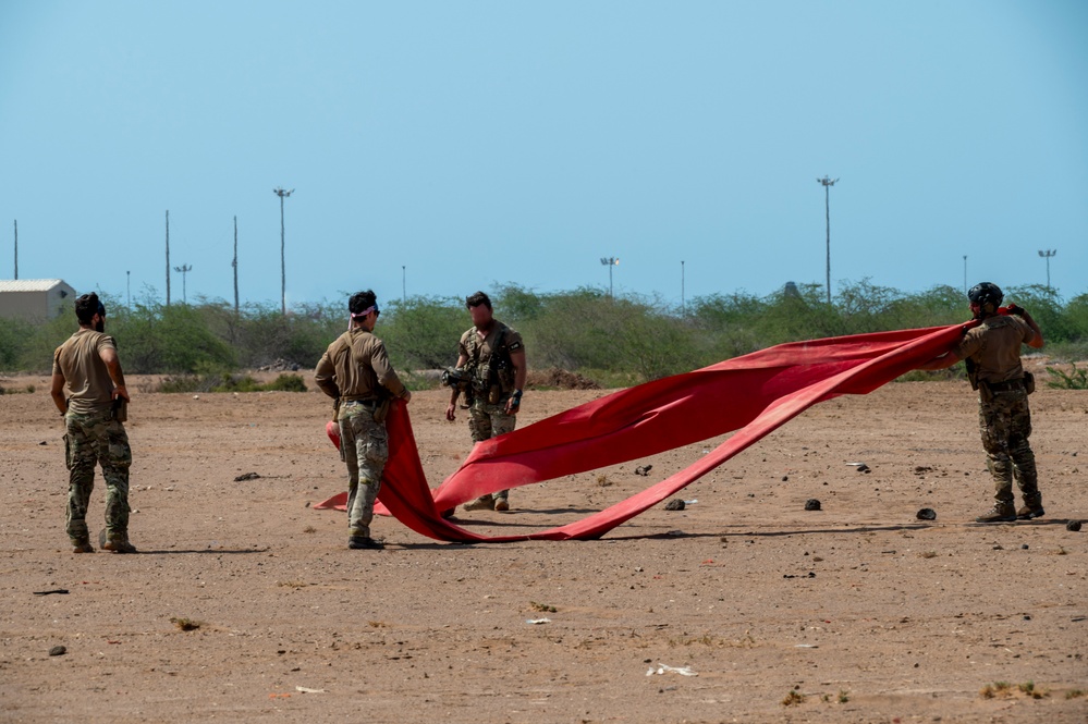 82nd Expeditionary Rescue Squadron Pararescuemen Sharpen Skills with Freefall and Static Line Jumps
