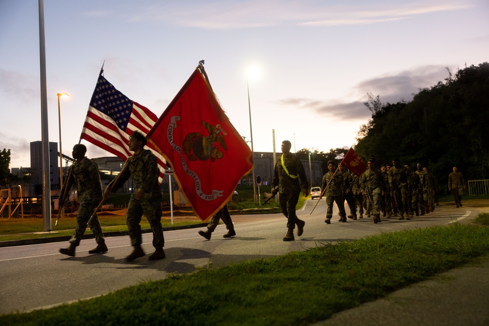 CLB 4 Conducts Battalion MCMAP PT