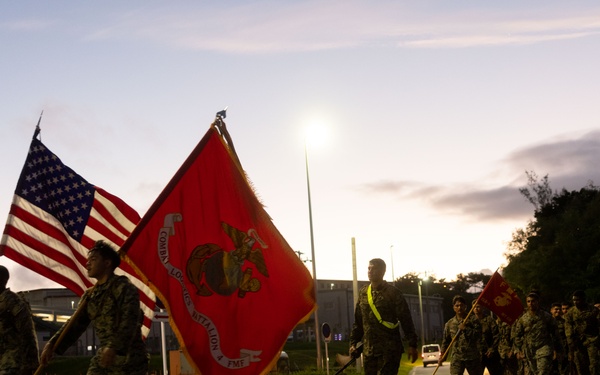 CLB 4 Conducts Battalion MCMAP PT