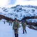 U.S. Marine Engineers conduct hike during Cold Weather Training in Argentina