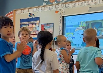 Bubbles and Beginnings- DoDEA Americas Launches Universal PreK at Fort Campbell