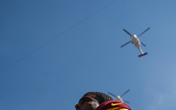 U.S. Navy Sailors Recognized During Commanders Game