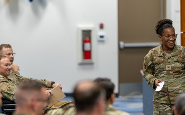 Barnes Center commander speaks to NCOs at Robert D. Gaylor NCO Academy