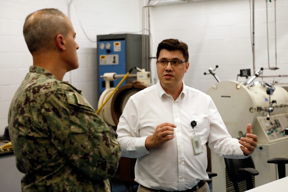 NMRC Hosts New Naval Medical Forces Pacific Commander