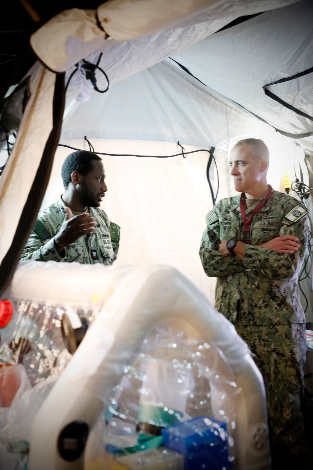 NMRC Hosts New Naval Medical Forces Pacific Commander