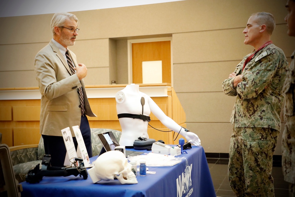 NMRC Hosts New Naval Medical Forces Pacific Commander