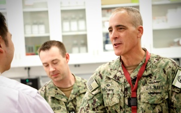 NMRC Hosts New Naval Medical Forces Pacific Commander