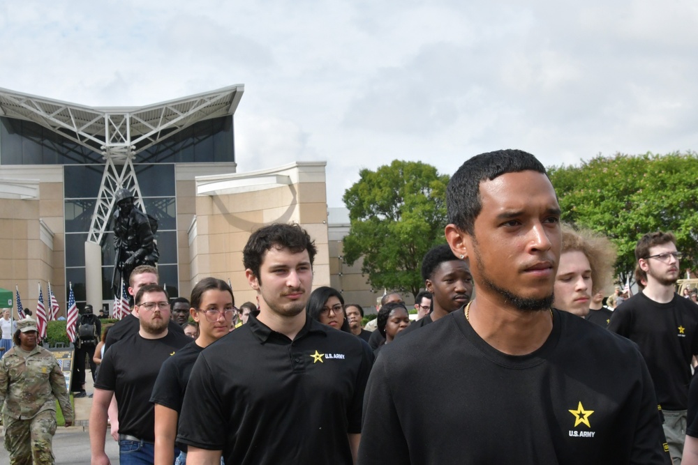 More than 60 future Soldiers take enlistment oath at U.S. Army Special Operations Museum