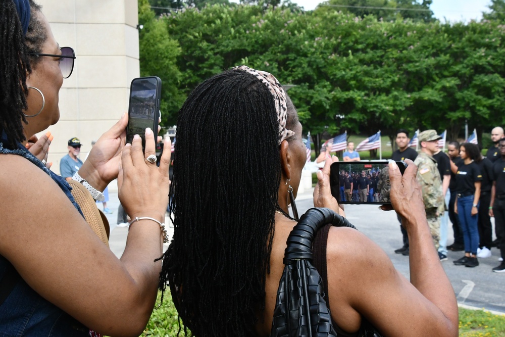 More than 60 future Soldiers take enlistment oath at U.S. Army Special Operations Museum
