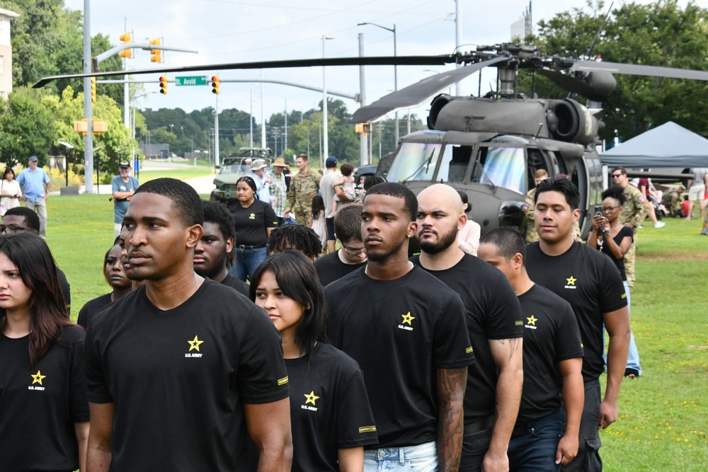More than 60 future Soldiers take enlistment oath at U.S. Army Special Operations Museum