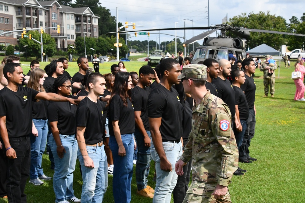 More than 60 future Soldiers take enlistment oath at U.S. Army Special Operations Museum