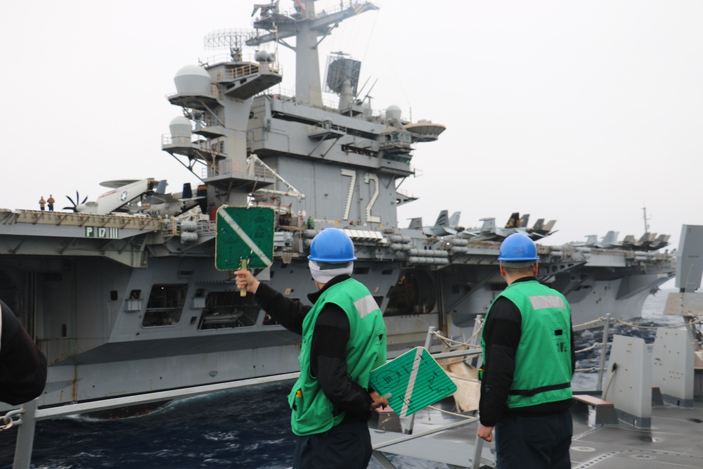 Mustin conducts routine operations