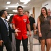 Washington National's center fielder Jacob Young visits the Pentagon
