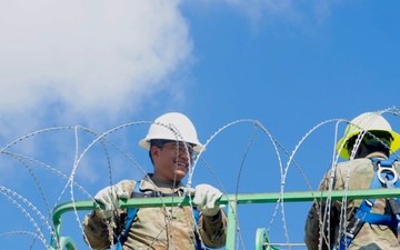 Operation Lone Star - Concertina Wire Installation