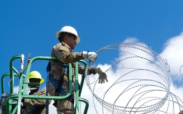 Operation Lone Star - Concertina Wire Installation
