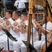 Navy Band performs at the Navy Memorial Plaza