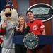Washington National's center fielder Jacob Young visits the Pentagon