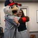 Washington National's center fielder Jacob Young visits the Pentagon