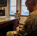 Command Sgt. Maj. Jonathan Reffeor browses the My Army Post app