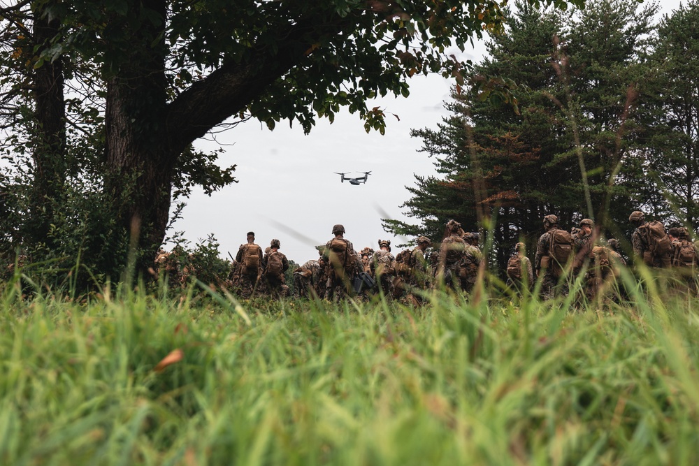 SPMAGTF-ACM | V 2/2 arrives at Camp Dawson