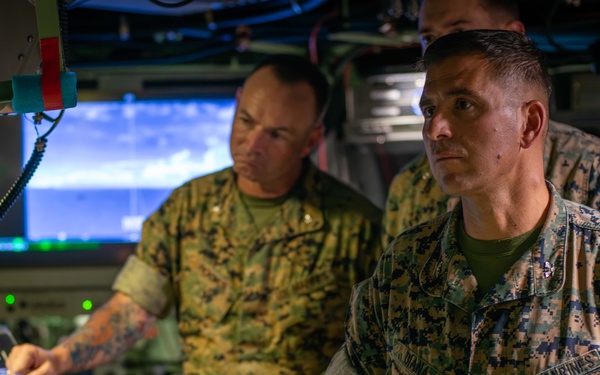 3rd Marine Littoral Regiment Leadership visits USS Vermont (SSN 792)