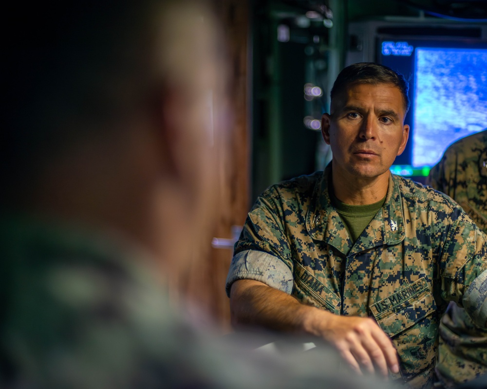 3rd Marine Littoral Regiment Leadership visits USS Vermont (SSN 792)