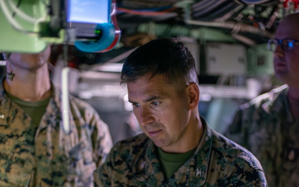 3rd Marine Littoral Regiment Leadership visits USS Vermont (SSN 792)