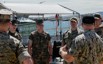 3rd Marine Littoral Regiment Leadership visits USS Vermont (SSN 792)