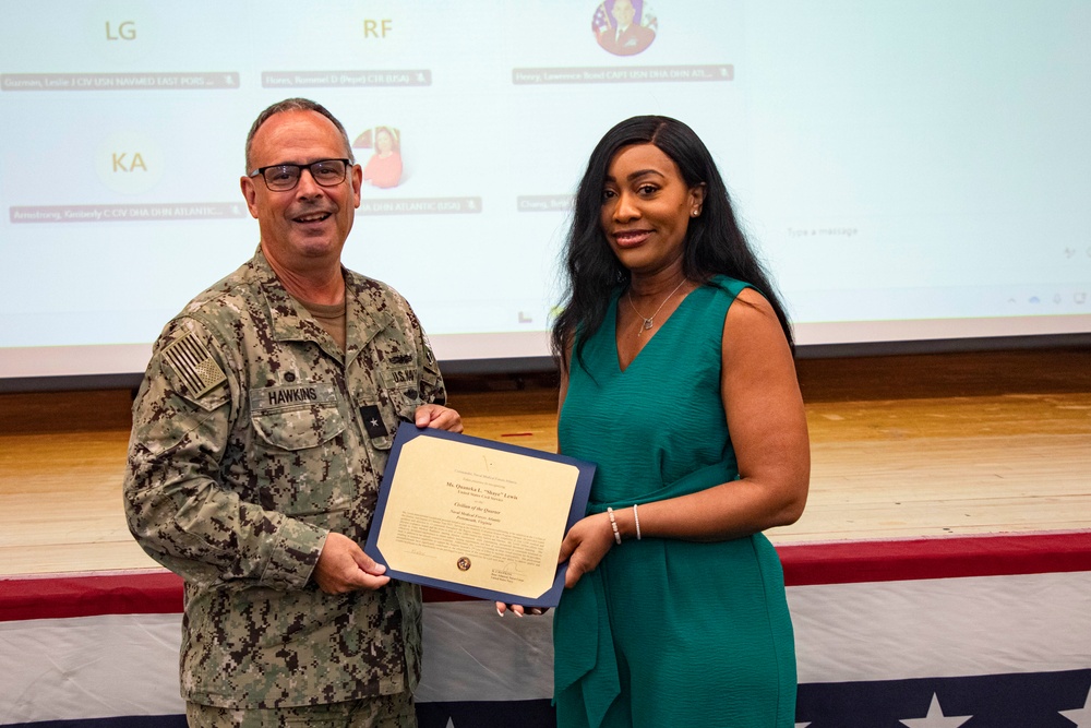 Naval Medical Forces Atlantic Hosts August Monthly Joint All Hands Call