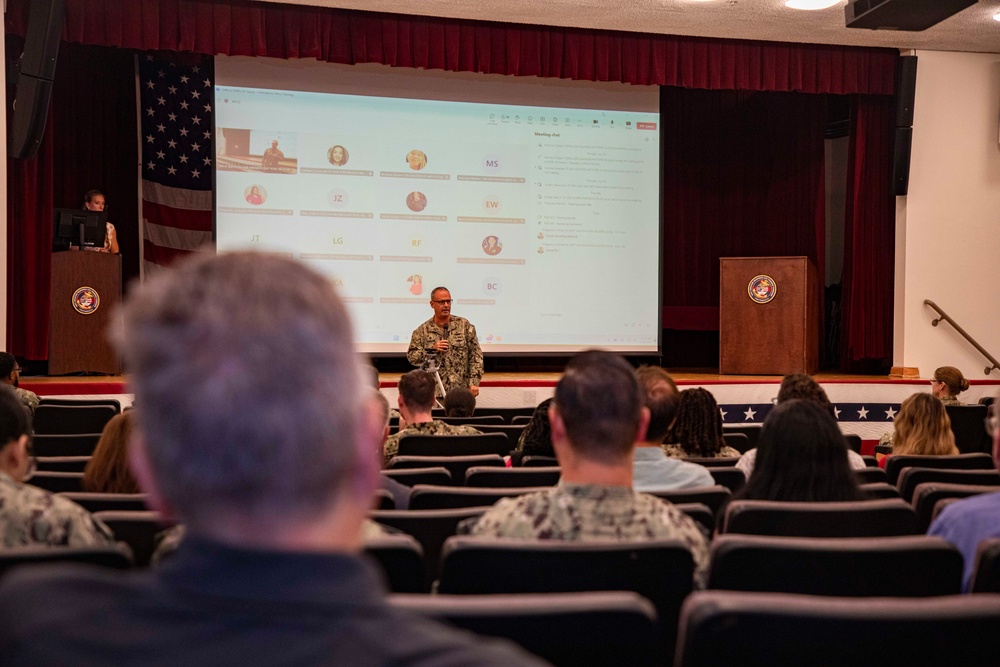 Naval Medical Forces Atlantic Hosts August Monthly Joint All Hands Call