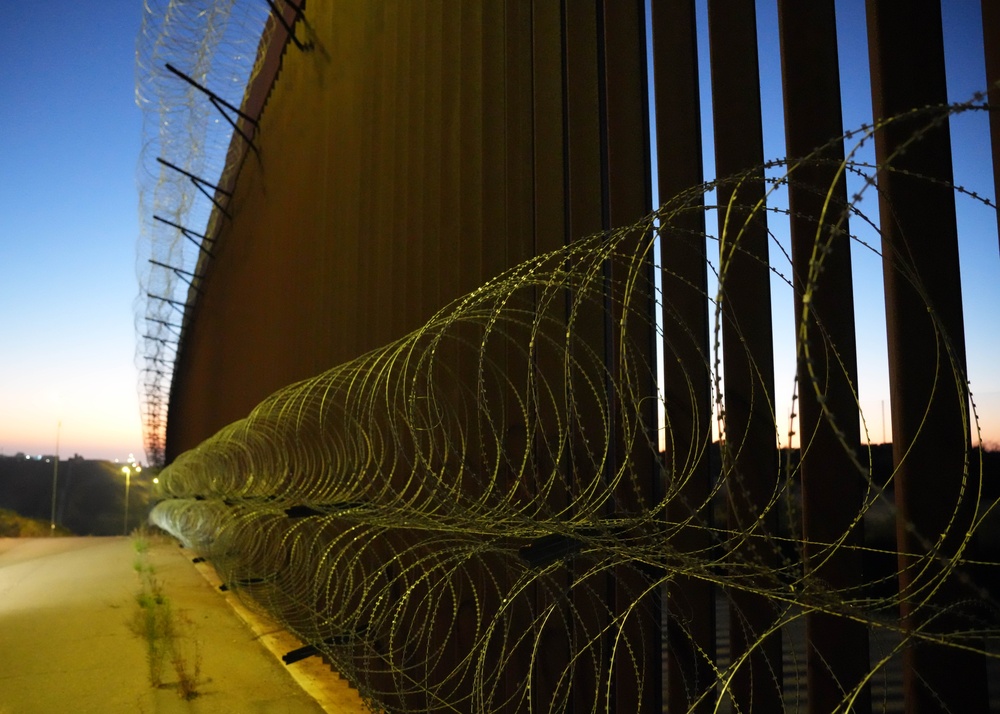CBP Commissioner Rodney S. Scott tours the U.S. – Mexico border wall near San Diego
