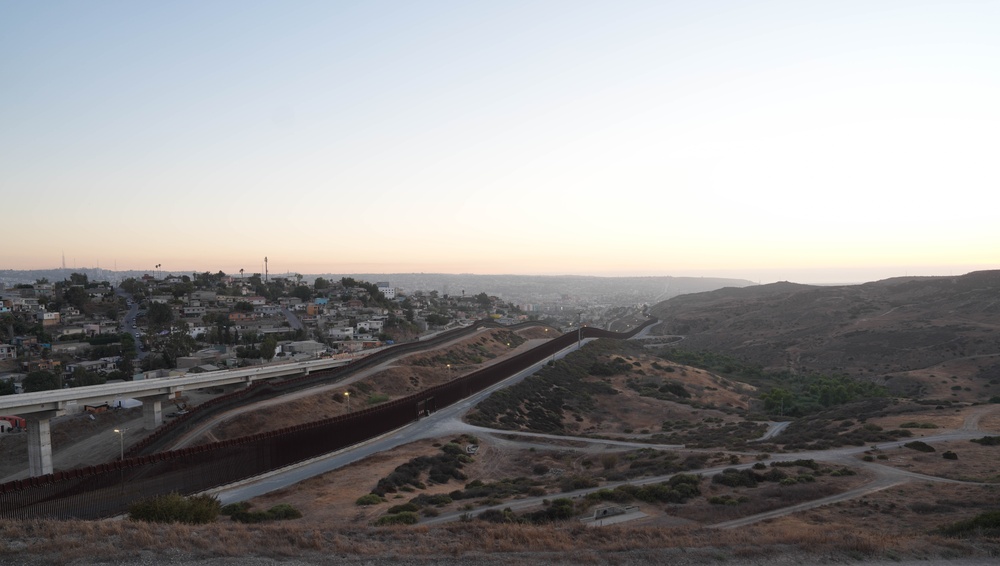 CBP Commissioner Rodney S. Scott tours the U.S. – Mexico border wall near San Diego