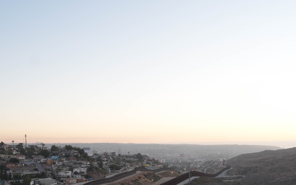 CBP Commissioner Rodney S. Scott tours the U.S. – Mexico border wall near San Diego