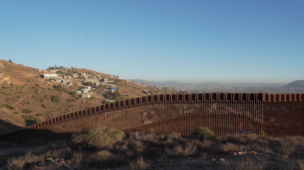 CBP Commissioner Rodney S. Scott tours the U.S. – Mexico border wall near San Diego