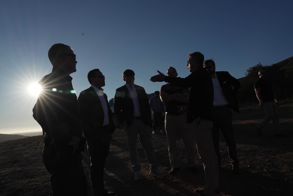 CBP Commissioner Rodney S. Scott tours the U.S. – Mexico border wall near San Diego