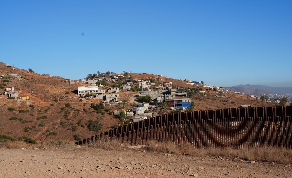 CBP Commissioner Rodney S. Scott tours the U.S. – Mexico border wall near San Diego