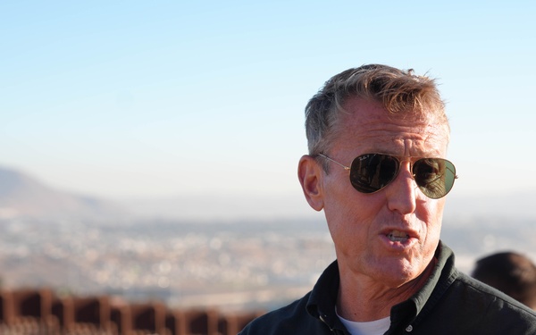 CBP Commissioner Rodney S. Scott tours the U.S. – Mexico border wall near San Diego