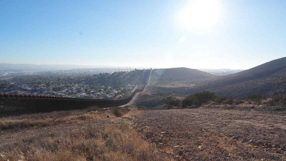 CBP Commissioner Rodney S. Scott tours the U.S. – Mexico border wall near San Diego