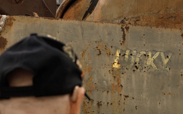 WWII Marine Corps Veteran reunited with Sherman tank