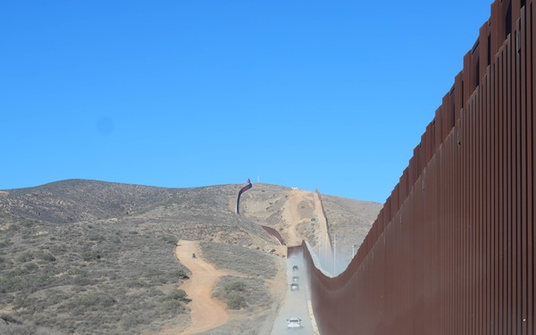 CBP Commissioner Rodney S. Scott tours the U.S. – Mexico border wall near San Diego