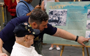 WWII Marine Corps Veteran reunited with Sherman tank