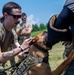 Maryland Army National Guardsmen engage with police K-9s during flight familiarization